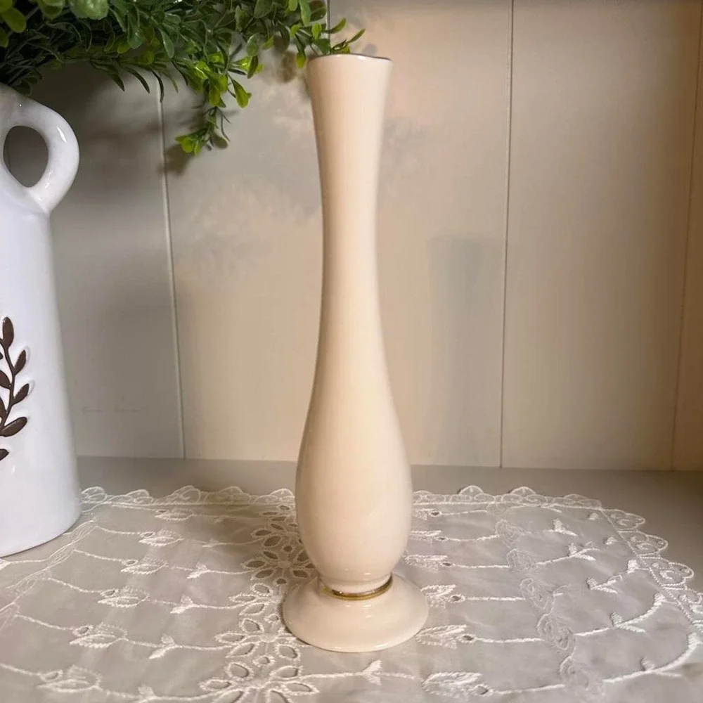 Vintage Lenox Classic Bud Vase 24K Gold Trim